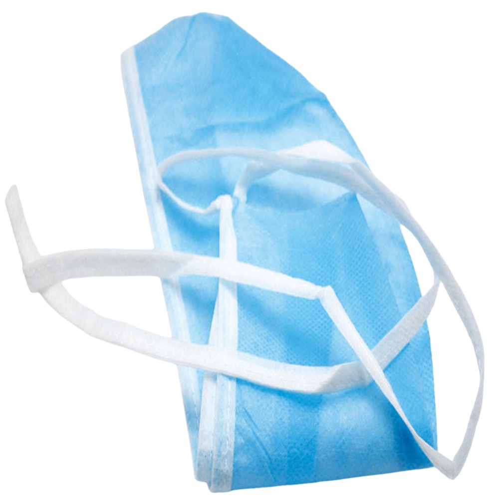 Disposable doctor cap with ties back